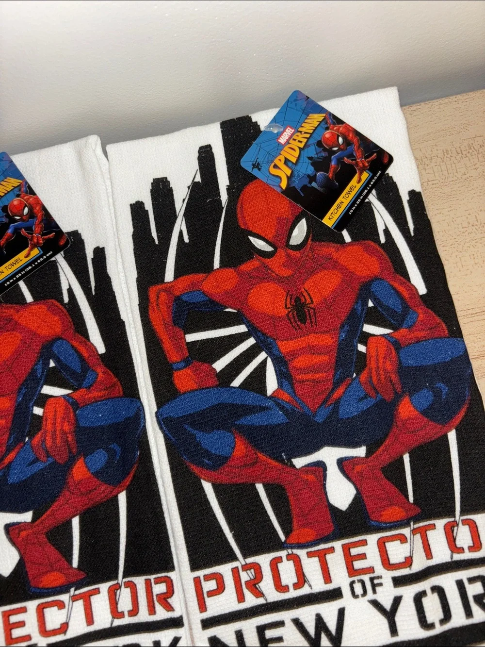 2 Spider-Man Kitchen Towels 💙❤️